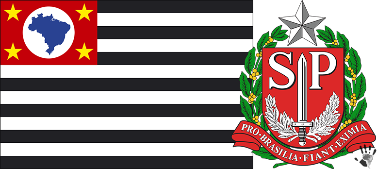 Флаг и герб штата Сан-Паулу